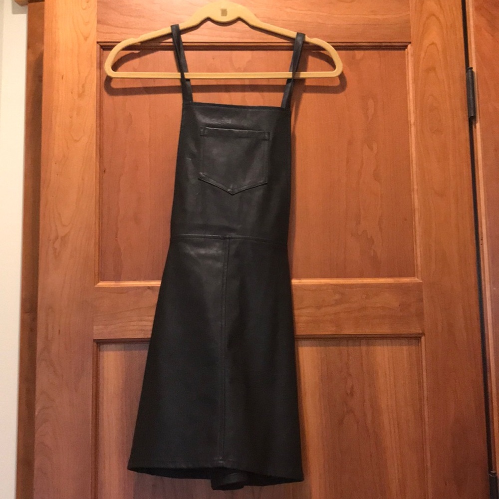 Cool leather dress!